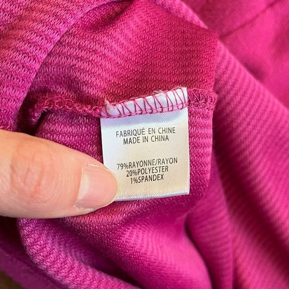 Fuchsia Sleeveless Mockneck Top - Picture 3 of 6